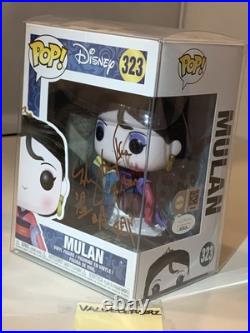 Signed Mulan FUNKO POP! Ming-Na Wen Autograph Disney INSCRIBED JSA & SWAU Authen