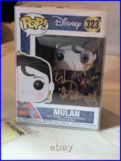 Signed Mulan FUNKO POP! Ming-Na Wen Autograph Disney INSCRIBED JSA & SWAU Authen