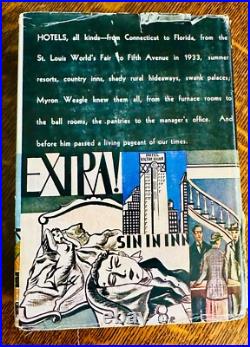 Signed Sinclair Lewis, Work of Art letter inscribed stated 1st Ed, DJ AUTOGRAPH