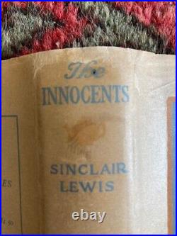 Sinclair Lewis Signed Inscribed 1st Ed The Innocents 1917 Dust Jacket Autograph