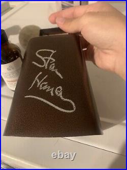 Stan Hansen Inscribed Signed Withproof Autographed Metal Cow Bell All Japan Wwe