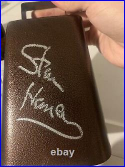 Stan Hansen Inscribed Signed Withproof Autographed Metal Cow Bell All Japan Wwe