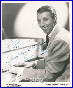 Stan KENTON / Inscribed Photograph Signed