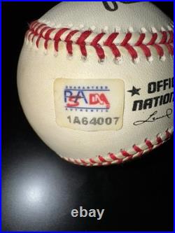 Stan Musial PSA DNA Autograph Signed Baseball Inscribed HOF 69 Rare