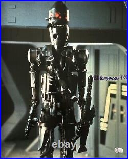 Star Wars ESB Bill Hargreaves IG-88 Signed & Inscribed 16x20 Photo BAS