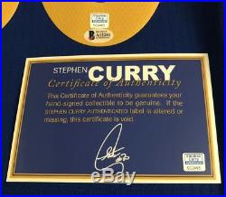 Stephen Curry Autographed Inscribed NBA Warriors Signed Jersey (BAS & CURRY COA)