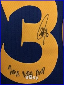 Stephen Curry Autographed Inscribed NBA Warriors Signed Jersey (BAS & CURRY COA)