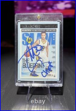 Stephen Curry Signed/ Inscribed CHEF 2021-22 Panini Hoops Basketball SLAM #193