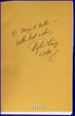 Stephen King Inscribed Book Signed