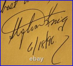 Stephen King Inscribed Book Signed