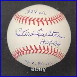 Steve Carlton signed inscribed MLB Baseball autograph HOF Phillies PSA/DNA /32