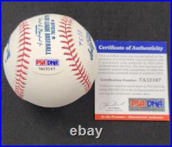 Steve Carlton signed inscribed MLB Baseball autograph HOF Phillies PSA/DNA /32