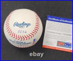 Steve Carlton signed inscribed MLB Baseball autograph HOF Phillies PSA/DNA /32