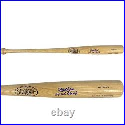 Steve Sax autographed signed inscribed bat Los Angeles Dodger PSA Yankees