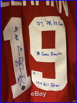 Steve Yserman Autographed and Inscribed CCM Vintage Jersey! LIMITED EDITION