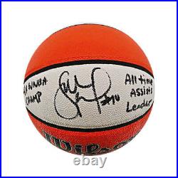 Sue Bird Storm Autographed Signed Inscribed Replica Wilson WNBA Basketball (CX)