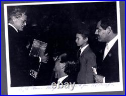 TED KENNEDY Signed To Joe. Inscribed Autograph 8x10 Photograph JSA? LOA