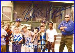 THE SANDLOT Autographed Signed 7 CAST MEM INSCRIBED 8x10 PHOTO BECKETT WITNESSED