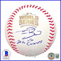 TIM BUSS? Chicago Cubs Signed 2016 World Series Baseball Autograph inscribed