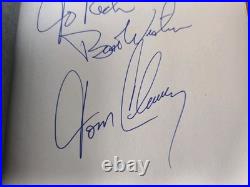 TOM CLANCY Signed CLEAR AND PRESENT DANGER Hardcover Autographed 1st Edition HC