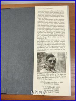 TOM CLANCY Signed CLEAR AND PRESENT DANGER Hardcover Autographed 1st Edition HC