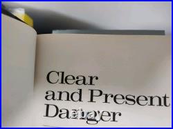 TOM CLANCY Signed CLEAR AND PRESENT DANGER Hardcover Autographed 1st Edition HC
