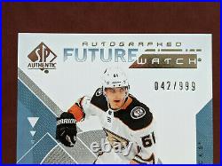 TROY TERRY Inscribed FWA 2018-19 SP Authentic Future Watch Auto 042/999 /50 RC