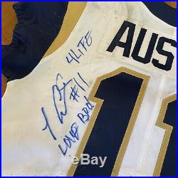 Tavon Austin Signed Autographed 2017 Game Used / Worn LA Rams Jersey Inscribed