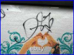 Taylor Swift Signed Autograph Inscribed Fearless Vintage T-Shirt Framed