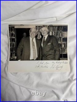 Ted Kennedy Signed & Inscribed Photograph (1992) Personal Dedication to Labor