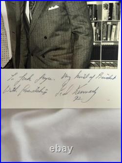 Ted Kennedy Signed & Inscribed Photograph (1992) Personal Dedication to Labor