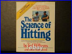 Ted Williams The Science of Hitting SIGNED LARGE BOLD ON IMAGE AUTOGRAPH
