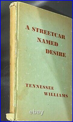 Tennessee Williams A Streetcar Named Desire Signed Autographed HC Book JSA Loa