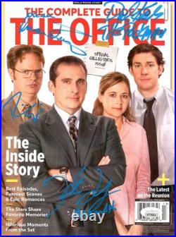 The Office cast signed inscribed magazine JSA Dwight Meredith Oscar Packer