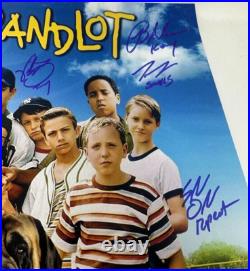 The SANDLOT Signed Autographed 6 CAST MEMBERS INSCRIBED 16X20 PHOTO WITNESSED