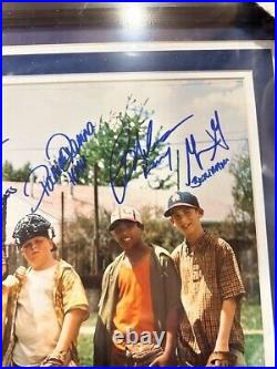 The Sandlot Autograph Signed 8 Cast Members Inscribed 16x20 Photo Framed JSA