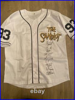 The Sandlot Cast Signed and Inscribed by 7 Actors Sandlot Jersey. Beckett COA