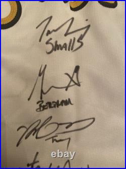 The Sandlot Cast Signed and Inscribed by 7 Actors Sandlot Jersey. Beckett COA