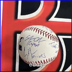 The Sandlot Movie Cast Signed OMLB Baseball Autographed 8 Sigs Inscribed Beckett