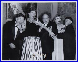 The Three Stooges Autographed Inscribed Photograph With Co-signers