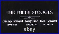 The Three Stooges Autographed Inscribed Photograph With Co-signers