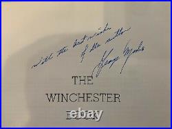 The Winchester Book by George Madis (1979, Hardcover) Rare, autographed. Rifles