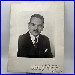 Thomas E. Dewey Signed Photograph Inscribed to Mrs. Marion Shulte 1947