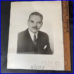 Thomas E. Dewey Signed Photograph Inscribed to Mrs. Marion Shulte 1947