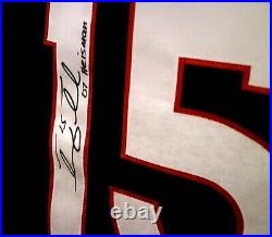 Tim Tebow Framed EVENT WORN Autographed Inscribed Broncos Jersey Not Game Used