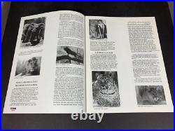 Tippi Hedren Autograph, Signed, Inscribed Pamphlet PSA/DNA, GRADE 7, NEAR MINT