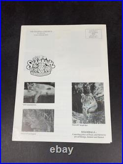 Tippi Hedren Autograph, Signed, Inscribed Pamphlet PSA/DNA, GRADE 7, NEAR MINT