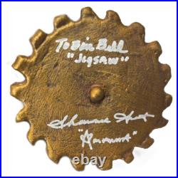 Tobin Bell & Shawnee Smith autographed signed Inscribed JSA COA Jigsaw Saw