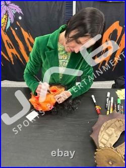 Tobin Bell & Shawnee Smith autographed signed Inscribed mask JSA COA Jigsaw Saw