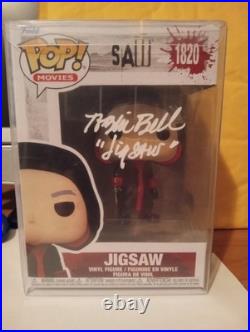 Tobin Bell Signed Jigsaw Funko Pop 1820 Saw Autograph Beckett COA Inscribed